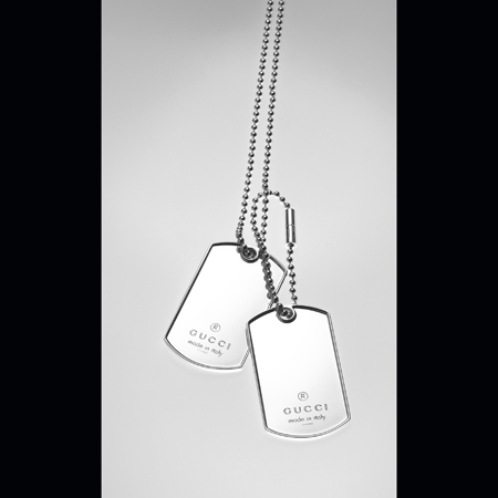 Gucci dog Tags
