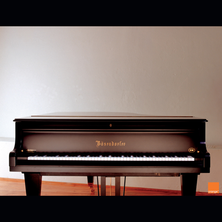 Orange piano